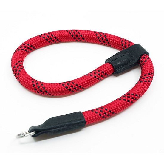 Red & Black Nylon Rope Camera Wrist Strap with Ring Connection by Cam-in