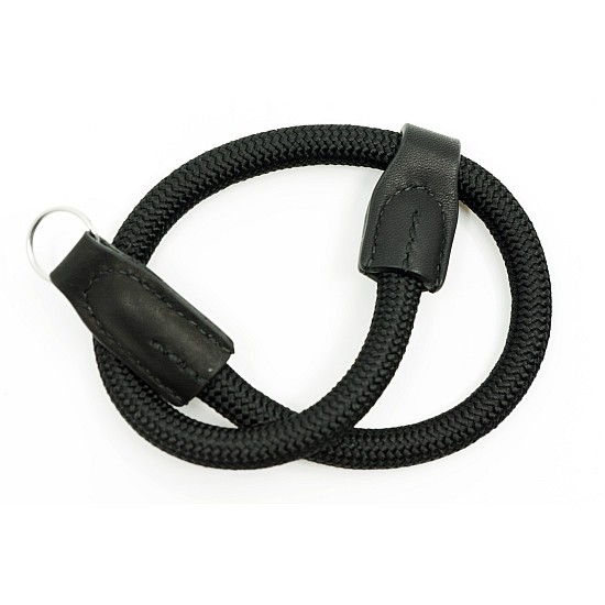 Black Nylon Rope Adjustable Camera Wrist Strap with Ring Connection by Cam-in