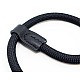 Black Nylon Rope Adjustable Camera Wrist Strap with Ring Connection by Cam-in