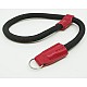 Black Nylon with Red Leather Rope Camera Wrist Strap with Ring Connection by Cam-in