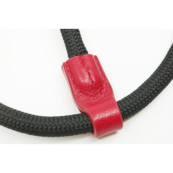 Black Nylon with Red Leather Rope Camera Wrist Strap with Ring Connection by Cam-in