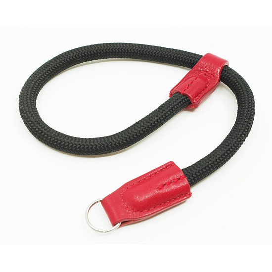 Black Nylon with Red Leather Rope Camera Wrist Strap with Ring Connection by Cam-in