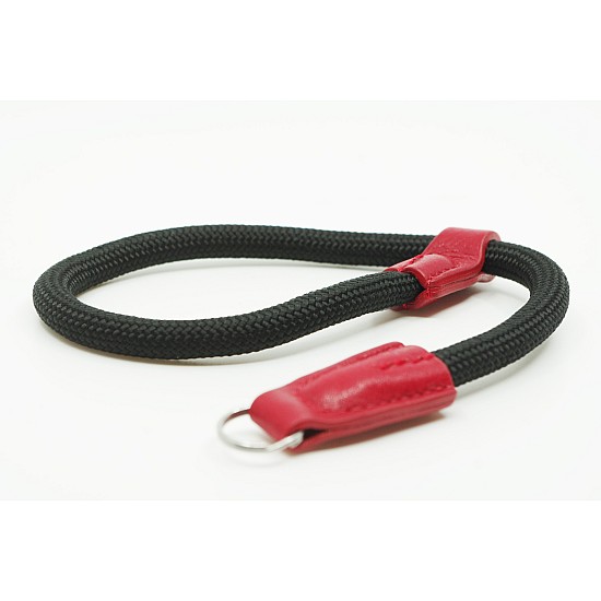 Black Nylon with Red Leather Rope Camera Wrist Strap with Ring Connection by Cam-in