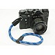 Blue & White Nylon Rope Adjustable Camera Wrist Strap with Ring Connection by Cam-in