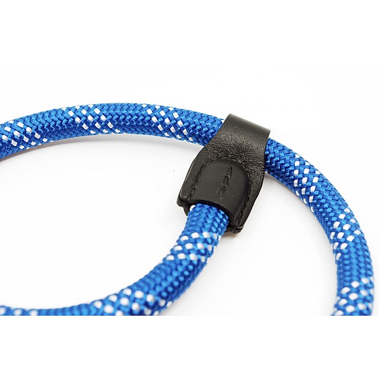 Blue & White Nylon Rope Adjustable Camera Wrist Strap with Ring Connection by Cam-in