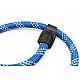 Blue & White Nylon Rope Adjustable Camera Wrist Strap with Ring Connection by Cam-in