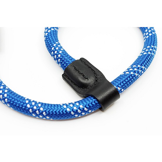 Blue & White Nylon Rope Adjustable Camera Wrist Strap with Ring Connection by Cam-in