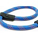 Blue & Orange Nylon Rope Adjustable Camera Wrist Strap with Ring Connection by Cam-in