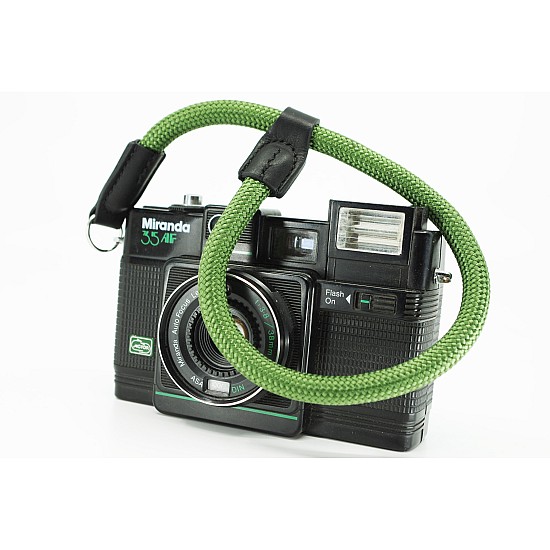 Green Nylon Rope Adjustable Camera Wrist Strap with Ring Connection by Cam-in