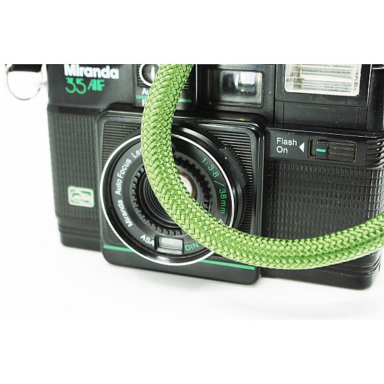 Green Nylon Rope Adjustable Camera Wrist Strap with Ring Connection by Cam-in