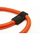 Orange Nylon Rope Adjustable Camera Wrist Strap with Ring Connection by Cam-in