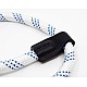 White & Blue Nylon Rope Adjustable Camera Wrist Strap with Ring Connection by Cam-in