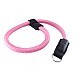 Pink Nylon Rope Adjustable Camera Wrist Strap with Ring Connection by Cam-in