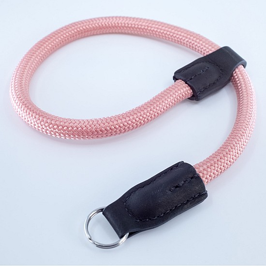 Peach Nylon Rope Adjustable Camera Wrist Strap with Ring Connection by Cam-in