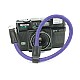 Purple Nylon Rope Adjustable Camera Wrist Strap with Ring Connection by Cam-in