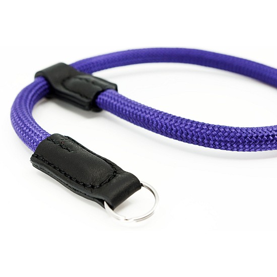 Purple Nylon Rope Adjustable Camera Wrist Strap with Ring Connection by Cam-in