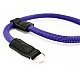 Purple Nylon Rope Adjustable Camera Wrist Strap with Ring Connection by Cam-in