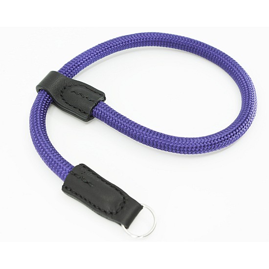 Purple Nylon Rope Adjustable Camera Wrist Strap with Ring Connection by Cam-in