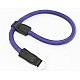 Purple Nylon Rope Adjustable Camera Wrist Strap with Ring Connection by Cam-in