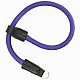 Purple Nylon Rope Adjustable Camera Wrist Strap with Ring Connection by Cam-in