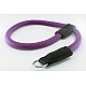 Light Purple Nylon Rope Adjustable Camera Wrist Strap with Ring Connection by Cam-in