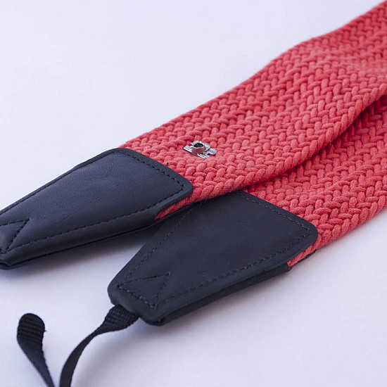 Red Wide Woven Cotton DSLR Camera Strap by Cam-in