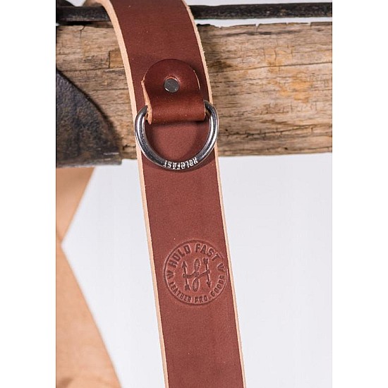 Chestnut Bridle Leather HoldFast MoneyMaker Dual Camera Strap