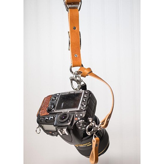 Tan Bridle Leather Safety Lanyard by HoldFast