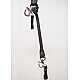 Black Water Buffalo Leather Safety Lanyard by HoldFast