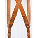 Tan Bridle Leather HoldFast MoneyMaker Dual Camera Strap - NO D-RINGS