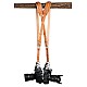 Skinny Tan Bridle Leather HoldFast MoneyMaker Dual Camera Strap