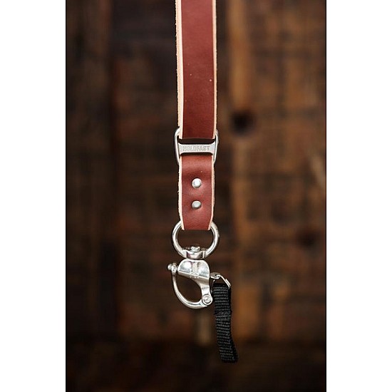 Chestnut Bridle Leather HoldFast MoneyMaker Solo Camera Sling Strap