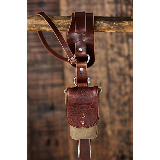 Burgundy Water Buffalo Leather HoldFast MoneyMaker Solo Camera Sling Strap