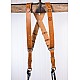 Tan Bridle Leather HoldFast MoneyMaker Dual Camera Strap