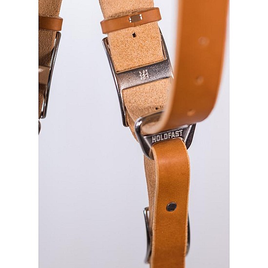 Tan Bridle Leather HoldFast MoneyMaker Dual Camera Strap