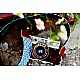 Blue Flower - Neoprene backed DSLR Camera Strap by iMo