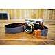 Dark Grey - Neoprene backed DSLR camera strap by iMo