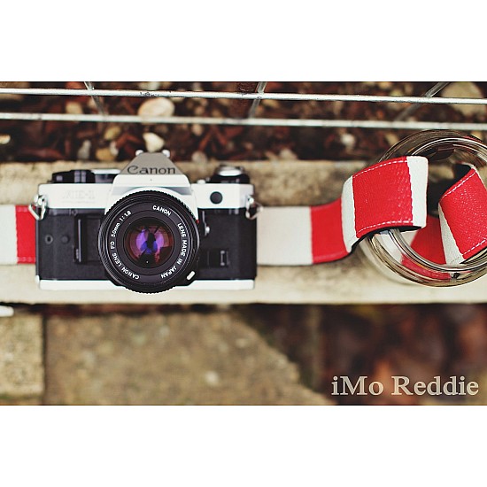 Reddie - Neoprene backed DSLR camera strap by iMo
