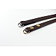 Dark Brown Vegan Leather Camera Strap - Lug Mount