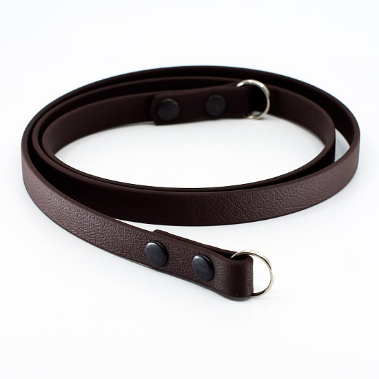 Dark Brown Vegan Leather Camera Strap - Lug Mount