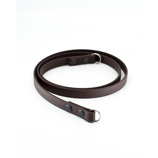 Dark Brown Vegan Leather Camera Strap - Lug Mount