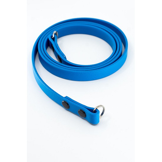 Electric Blue Vegan Leather Camera Strap - Lug Mount