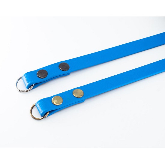 Electric Blue Vegan Leather Camera Strap - Lug Mount