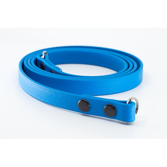 Electric Blue Vegan Leather Camera Strap - Lug Mount