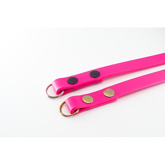 Fuchsia Pink Vegan Leather Camera Strap - Lug Mount