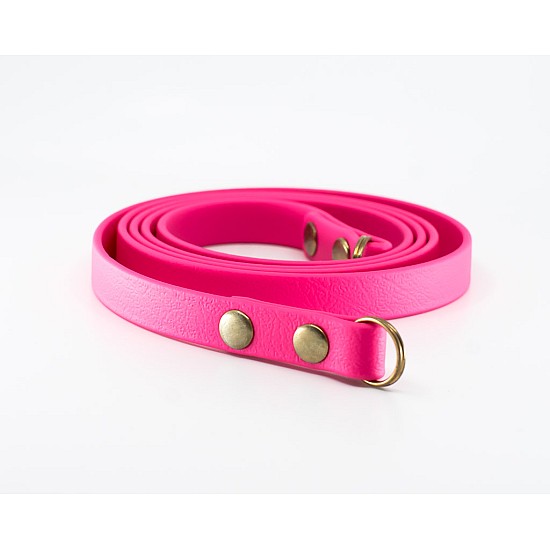 Fuchsia Pink Vegan Leather Camera Strap - Lug Mount