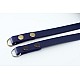 Navy Blue Vegan Leather Camera Strap - Lug Mount