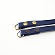 Navy Blue Vegan Leather Camera Strap - Lug Mount