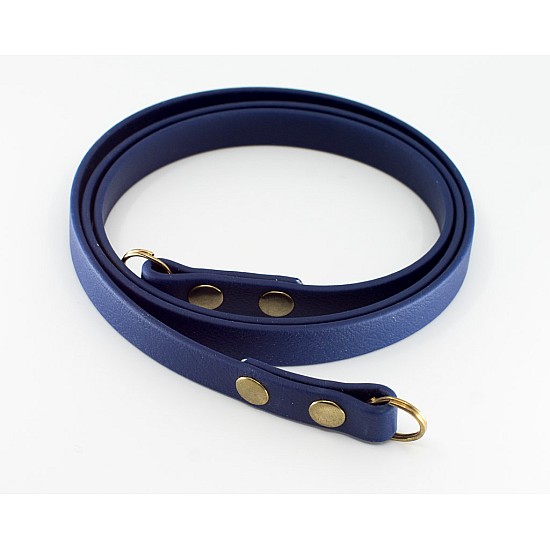 Navy Blue Vegan Leather Camera Strap - Lug Mount