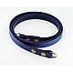 Navy Blue Vegan Leather Camera Strap - Lug Mount